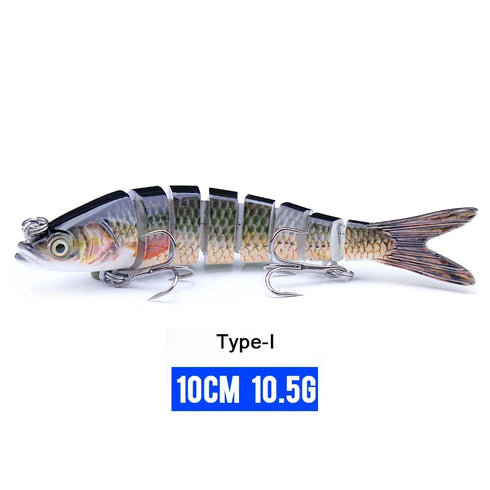 10/14cm Sinking Wobblers Fishing Lures Jointed Crankbait Swimbait 8 Segment Hard Artificial Bait For Fishing Tackle Lure